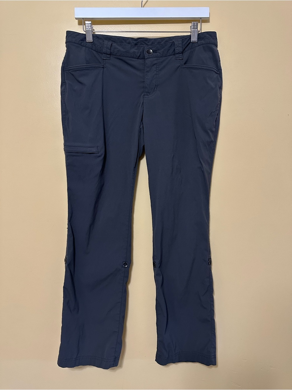 Eddie Bauer Outdoor Performance Pants Technical Trousers Womens Petite 8 Gray